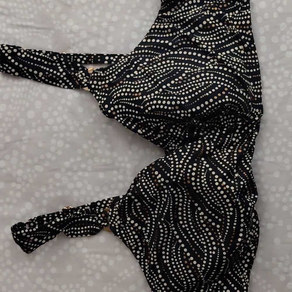Miraclesuit Black And White Dot-Pattern Swim Biki… - image 7